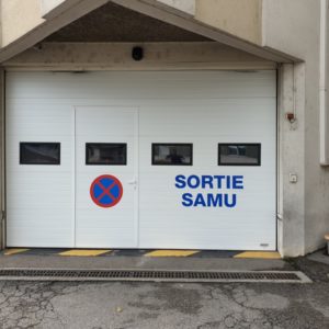 PORTE SECTIONNELLE SAFIR CHU 873